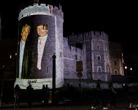 Four Individuals Apprehended After Projections of Trump and Jeffrey Epstein Displayed on Windsor Castle